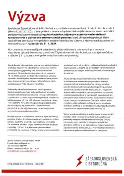 Čítať ďalej: Výzva na odstránenie a okliesnenie stromov a iných porastov do 31.1.2024